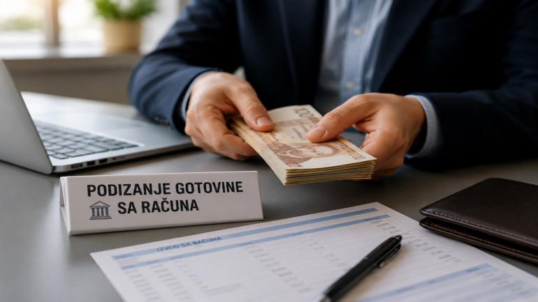 Podizanje gotovine sa računa